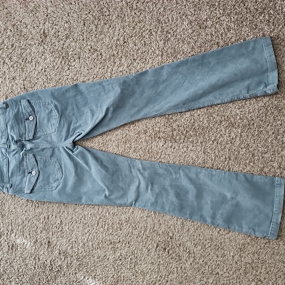American Eagle Light Blue Flare Corduroy Pants - Womens Size 2/Regular - Picture 3 of 7